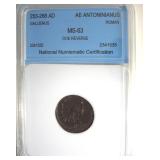 253-268 AD Gallienus MS63 Ancient Rome