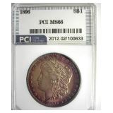 1896 Morgan MS66 LISTS $450