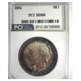 1924 Peace MS66 LISTS $600