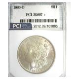 1883-O Morgan MS67+ LISTS $8500