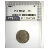 2001-D Nickel MS67+ FS LISTS $475