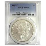 1885-O Morgan PCGS MS64