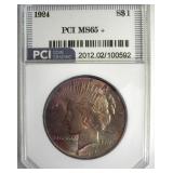 1924 Peace PCI MS65+ Great Toning