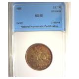 1936 5 Litai NNC MS65 Lithuania