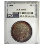 1889 Morgan PCI MS65 Great Toning