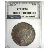 1883-O Morgan MS66 LISTS $475