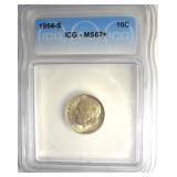 1954-S Dime ICG MS67+ LISTS $165