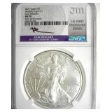 2021 T1 Silver Eagle NGC MS70 Early Releases