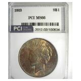 1923 Peace MS66 LISTS $500