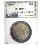 1884-O Morgan PCI MS65+ Great Rim Color