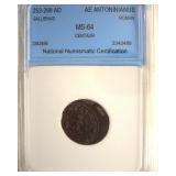253-268 AD Gallienus Centaur MS64 Ancient Rome
