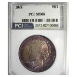 1924 Peace PCI MS65 Nice Toning