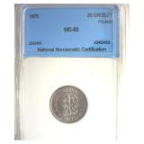 1975 20 Groszy NNC MS68 Poland