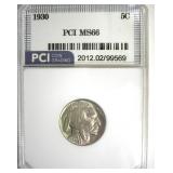 1930 Nickel MS66 LISTS $475