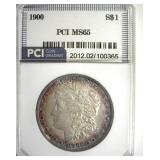 1900 Morgan PCI MS65 Nice Rim Color