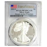 2023-S Silver Eagle PCGS PR70 DCAM First Strike