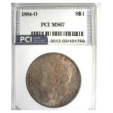 1884-O Morgan MS67 LISTS $2500