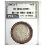 1880/79-S Morgan MS66 DMPL LISTS $6250