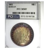 1921 Morgan MS67 LISTS $11500