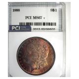 1888 Morgan MS67+ LISTS $25000