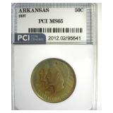 1937 50c Arkansas MS65 LISTS $240