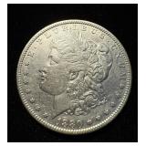 1880-O Micro-O Morgan AU+