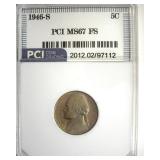 1946-S Nickel MS67 FS LISTS $7000