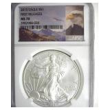 2015 Silver Eagle NGC MS70 First Releases