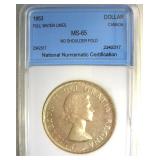 1953 FWL Dollar MS65 LISTS $2000