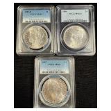 1883-O, 86, 87 Morgans PCSG MS64MS64+