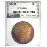 1885-O Morgan MS66 LISTS $450