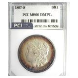 1897-S Morgan MS66 DMPL LISTS $9500