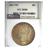 1878 7TF Morgan MS66 LISTS $3750