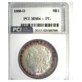 1880-O Morgan MS64+ PL LISTS $6500