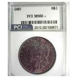 1897 Morgan MS65+ LISTS $550