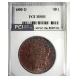 1899-O Morgan MS66 LISTS $450