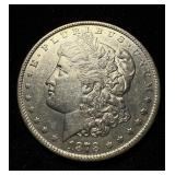 1878 Rev 79 Morgan AU-UNC
