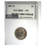 1977-D Nickel MS67+ FS LISTS $8000