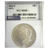 1881-S Morgan MS66+ DMPL LISTS $3750