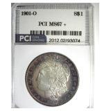 1901-O Morgan MS67+ LISTS $29000