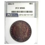 1884-O Morgan PCI MS65 Beautiful Color