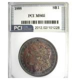 1888 Morgan PCI MS65 Incredid86f5a9e-5le Toning