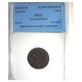 253-268 AD Gallienus MS62 Ancient Rome