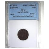 337-355 AD Campgate MS62 Ancient Rome
