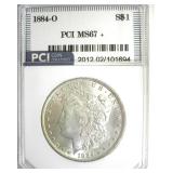 1884-O Morgan MS67+ LISTS $6500