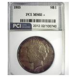 1925 Peace PCI MS65+ Soft Purple