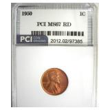 1950 Cent MS67 RD LISTS $1200