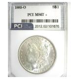 1885-O Morgan MS67+ LISTS $5500