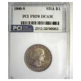 1980-S Susan B Anthony PCI PR70 DCAM