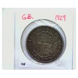 1929 1/2 Crown UNC Great d86f5a9e-5ritain